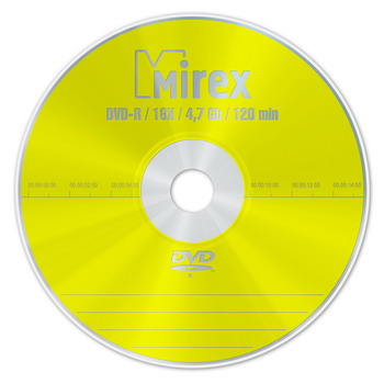 DVD-R  MIREX 16 4.7 , CakeBox