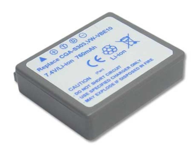 Аккумулятор для PANASONIC VW-VBE10 / CGA-S303 (iSmartDIGI)