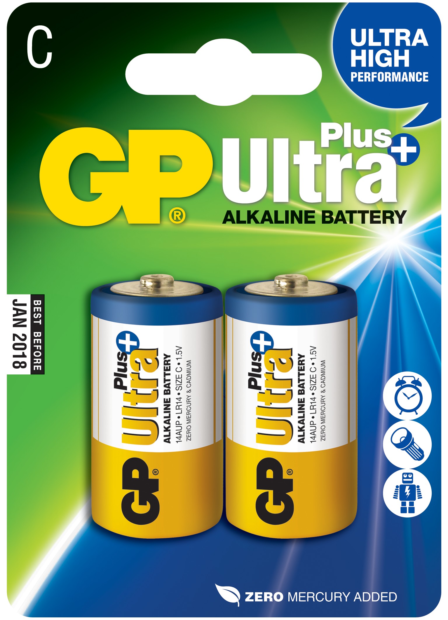   C (LR14) GP ''Ultra Plus Alkaline''