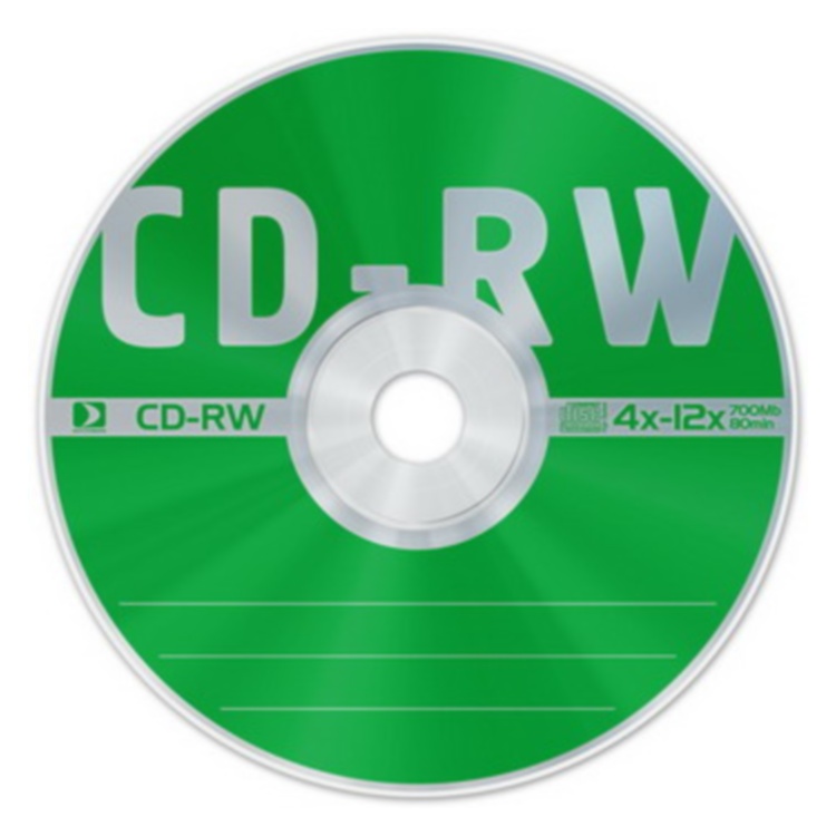 CD-RW диск DATAStandard 4х-12x 700 Мб, CakeBox