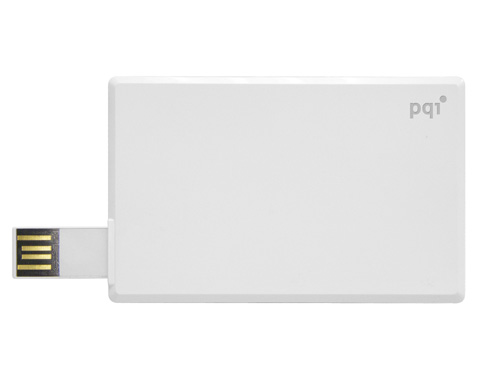 Флэш-диск 16 Гб PQI i512 визитка, пластмасса, белый