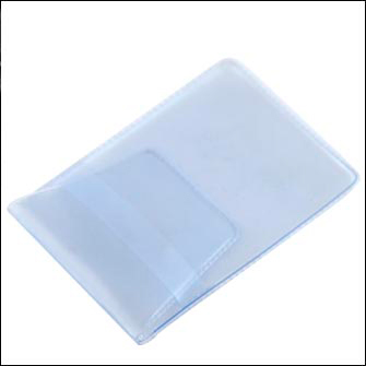 Конверт для флэш-дисков PVC прямоугольный, прозрачный