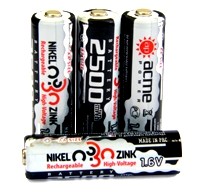 Аккумулятор R06 (АА) 1500 mAh (2500 mBт/час) , ACMEPOWER Ni-Zn Аккумулятор R06 (АА) 1500 mAh (2500 mBт/час) , ACMEPOWER Ni-Zn