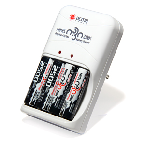Зарядное устройство для Ni-Zn аккумуляторов AcmePower RC20 + 4 аккумулятора Ni-Zn AcmePower Зарядное устройство для Ni-Zn аккумуляторов AcmePower RC20 + 4 аккумулятора Ni-Zn AcmePower