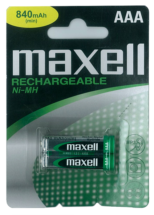 Аккумулятор R03 (ААA) 900 mAh, MAXELL Аккумулятор R03 (ААA) 900 mAh, MAXELL
