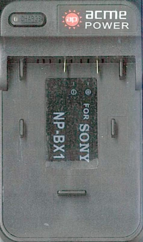 Зарядное устройство  AcmePower CH-P1640 (BX1) 220В / 12В для аккумулятора SONY NP-BX1