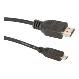 Кабель HDMI -> microHDMI (type D),  ver 1.4, 1.8 м / 2.0 м