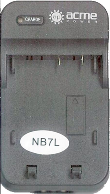 Зарядное устройство  AcmePower CH-P1640 (NB-7L) 220В / 12В для аккумулятора CANON NB-7L