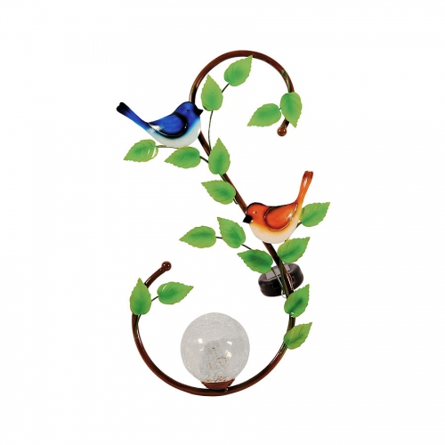 Светильник садовый подвесной с солнечной батареей ''Птички''