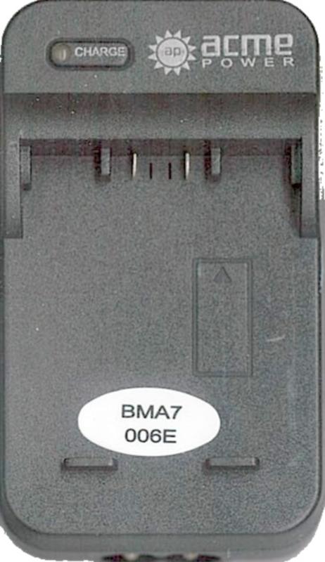 Зарядное устройство  AcmePower CH-P1640 (006E) 220В / 12В для аккумулятора PANASONIC CGR-S006 / DMW-BMA7