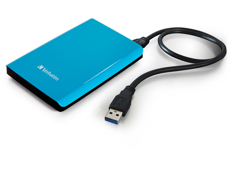 Внешний 2.5'' USB 3.0 жесткий диск 1000 Gb Verbatim, ''Store 'n' Go'', голубой