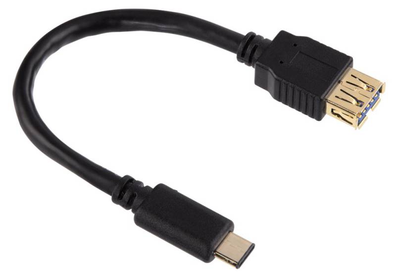 Кабель-переходник OTG USB 3.1 A(f) -> Type C, 0.15 м