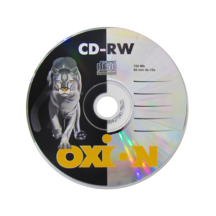 CD-RW диск OXION 4х-12x 700 Мб, ''Барс'', bulk