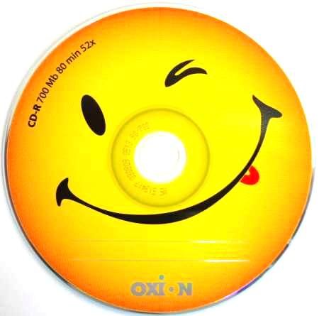 CD-R диск OXION 52x 700 Мб, ''Улыбка'', bulk