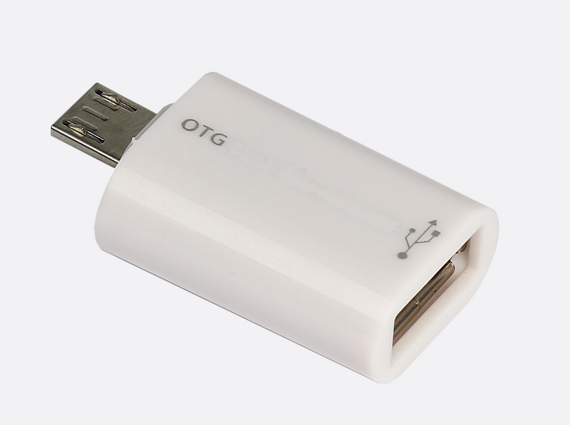 Адаптер-переходник USB 2.0 ''мама'' -> microUSB, (OTG для подключения к смартфонам, планшетам USB устройств)
