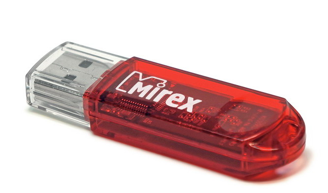 Флэш-диск 4 Гб MIREX ELF red