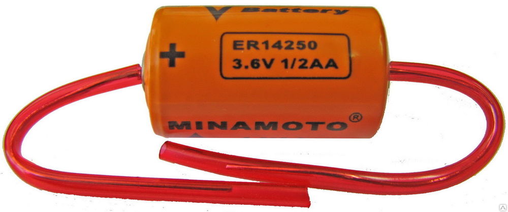   1/2 AA 3.6 ER14250/W (ER14250AX),  MINAMOTO    
