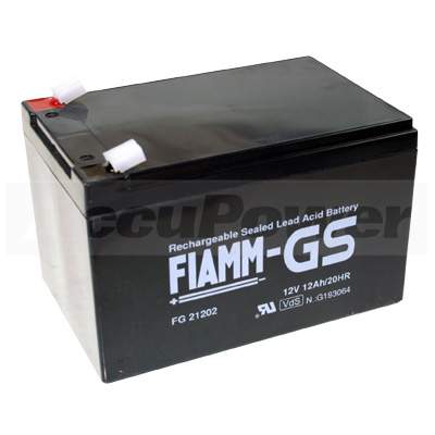 Аккумулятор свинцово-кислотный  FIAMM FG21202, 12В 12.0 Aч, выводы фастон 6,3