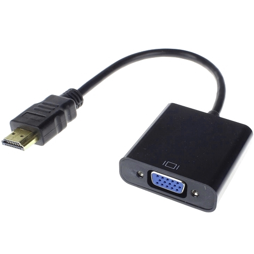Видеоконвертер HDMI -> VGA + аудио, кабель 0,15 м