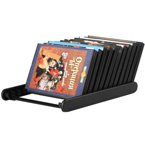 Стойка для дисков на 14 DVD коробок DVD-14 SoundBox, черная Стойка для дисков на 14 DVD коробок DVD-14 SoundBox, черная