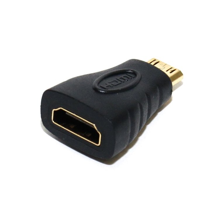 Адаптер переходник HDMI-f - miniHDMI-m