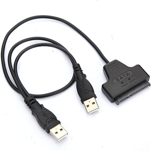 Адаптер USB 2.0 to SATA HDD 2.5'', двойной кабель, ORIENT UHD-300