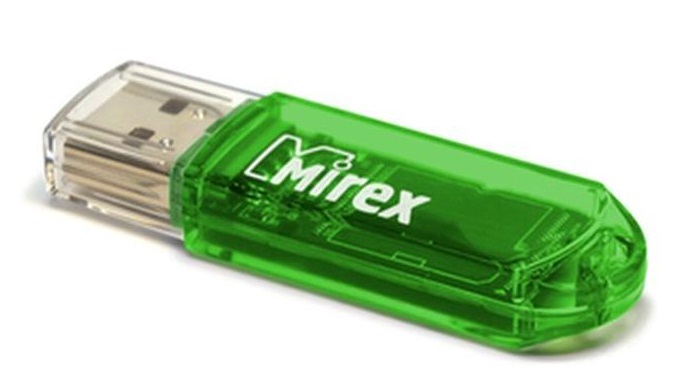 Флэш-диск 16 Гб MIREX ELF green (зеленый)