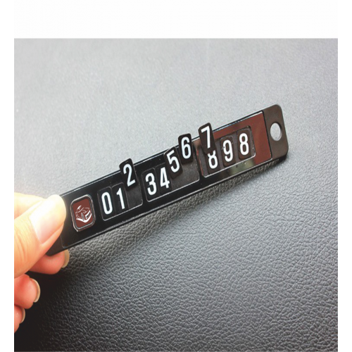 Автовизитка под стекло автомобиля, для парковки Blast BCN-301, 11 знаков, наборные магнитные цифры, присоски