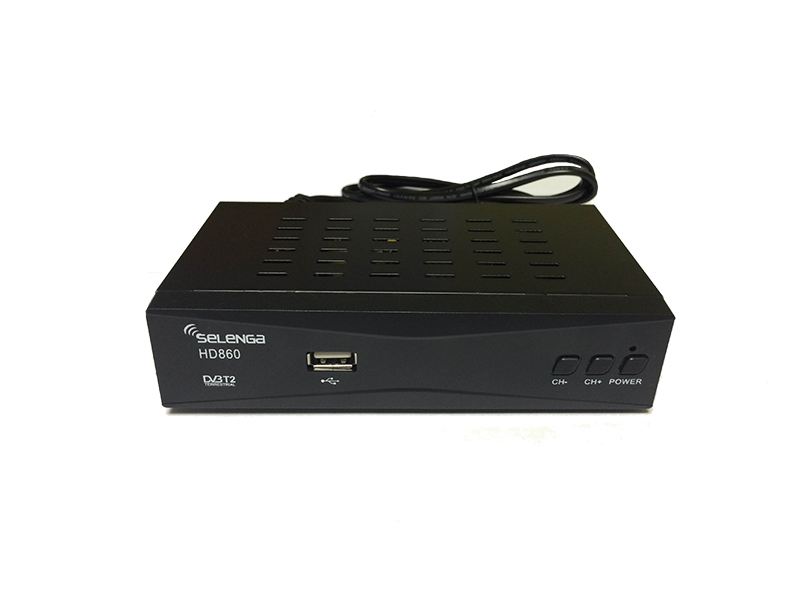 Приемник-ресивер для цифрового телевидения DVB-T2 Selenga HD860