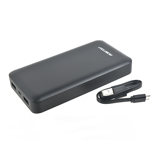Вешний USB аккумулятор (PowerBank) ROBITON POWER BANK LP15-K 15000 mAh для портативной техники, черный