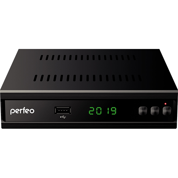Приемник-ресивер для цифрового телевидения DVB-T2/DVB/C PERFEO Medium