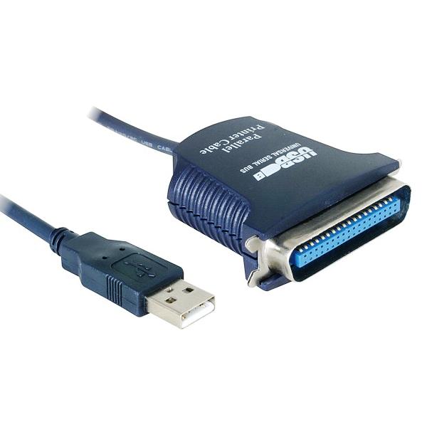 Конвертор USB - > LPT порт (Centronics/Bitronics), 36pin, кабель 1.8 м