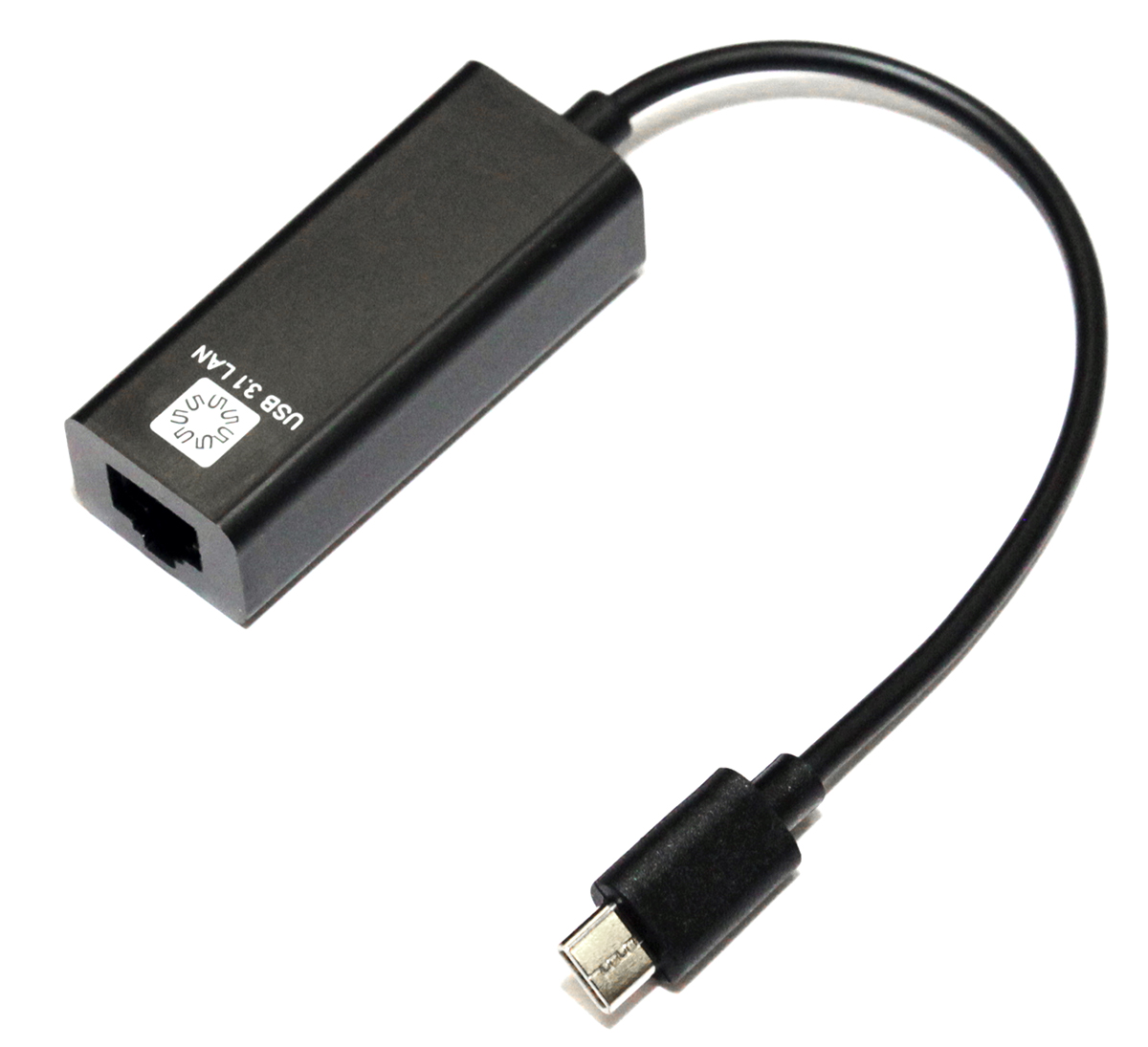 Внешняя сетевая карта, USB*3.1 TypeC LAN Ethernet адаптер, 10/100 Мбит