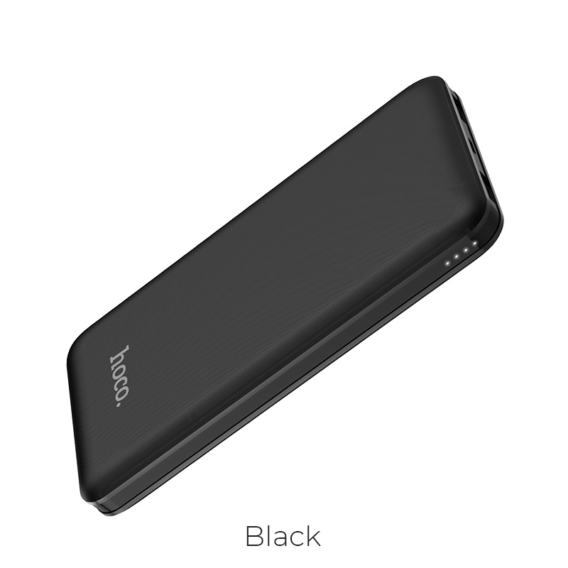 Внешний USB аккумулятор (PowerBank) Hoco J26 Simple Energy 10000 mAh для портативной техники, белый, черный цвет