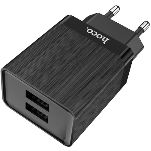 Зарядное уcтройство сетевое(220В) для USB, 2 порта, общий ток 3400 mA
