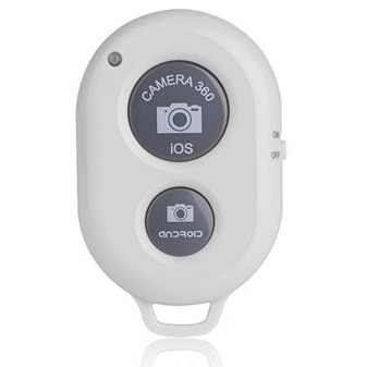 Bluetooth-кнопка RITMIX RMH-020BTH SELFIE белая, для дистанционного фото