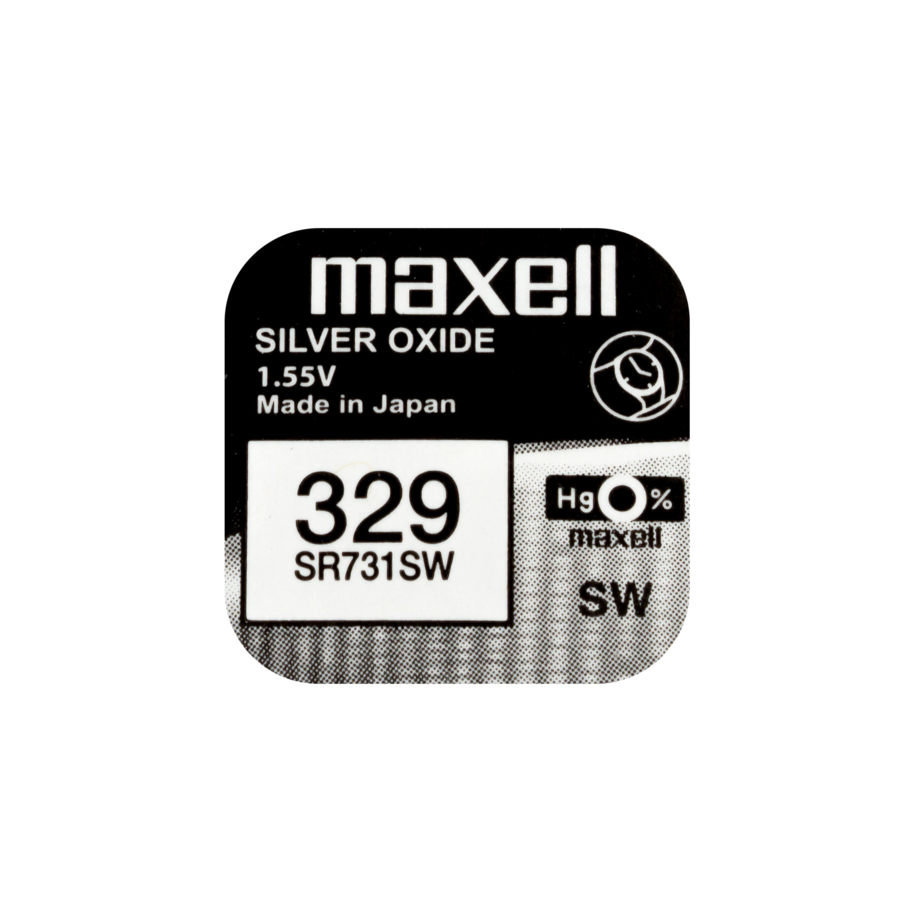   - SR731SW (329), MAXELL