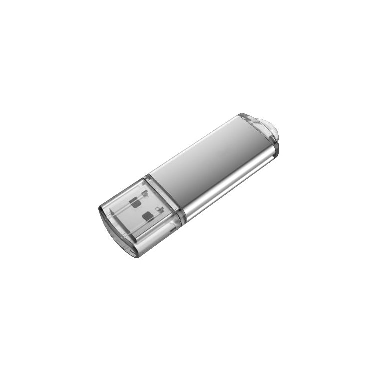 Флэш-диск 32 Гб NTG358 USB 2.0 металлический серебристый корпус