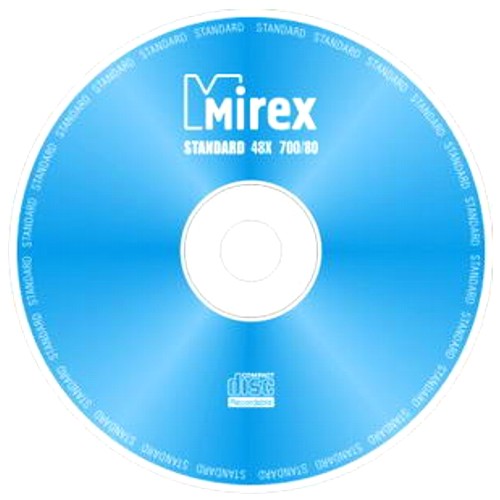 CD-R диск MIREX 48x 700 Мб / 80 мин, bulk 50/100