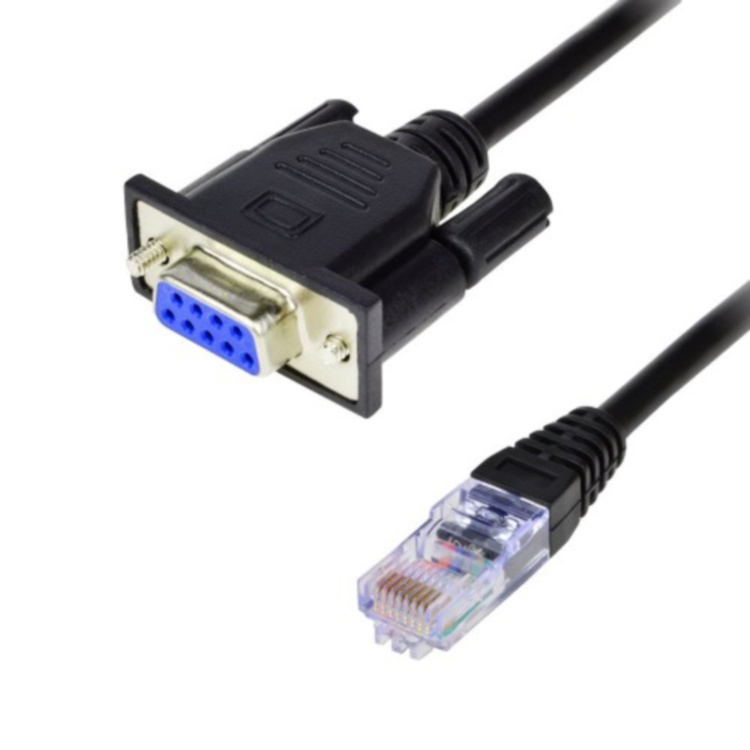    RJ45 M (Ethernet)  DB9 F (COM/RS232) KS-is (KS-444)