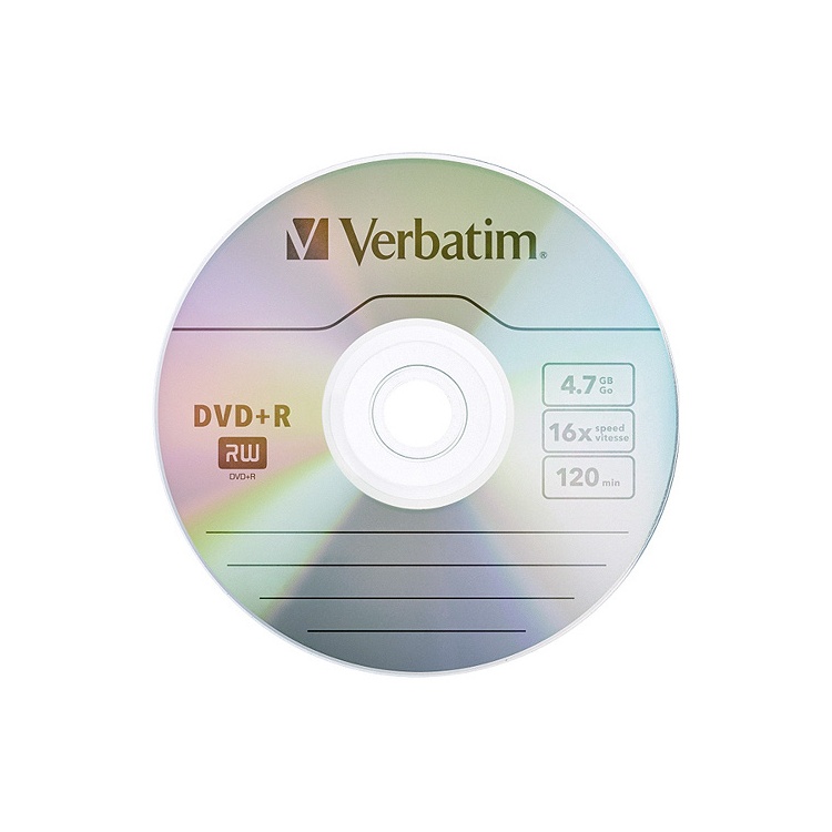 DVD+R диск 16х Verbatim 4.7 Гб, CakeBox 50/100