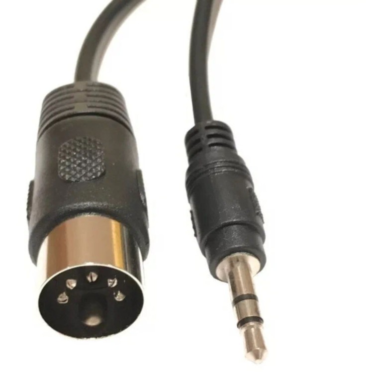   DIN 5 pin <-> miniJack 3.5   1.5, ,   
