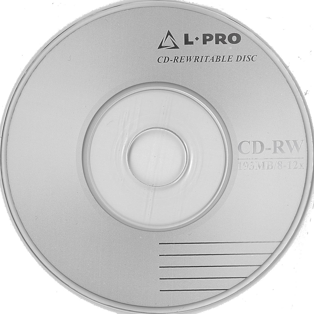 CD-RW мини/mini  (8 см) диск 8-12х 193 Мб L-PRO