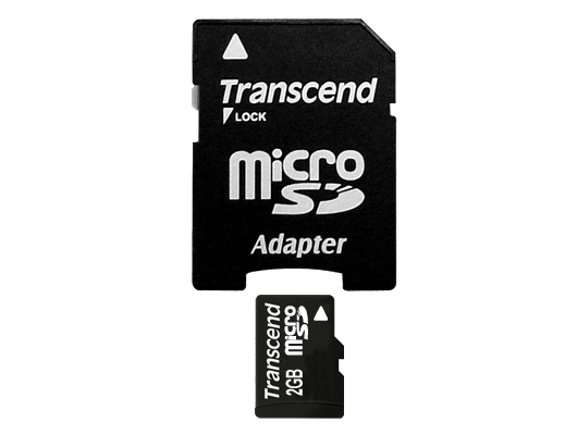 Карта памяти microSD  2 Гб Transcend