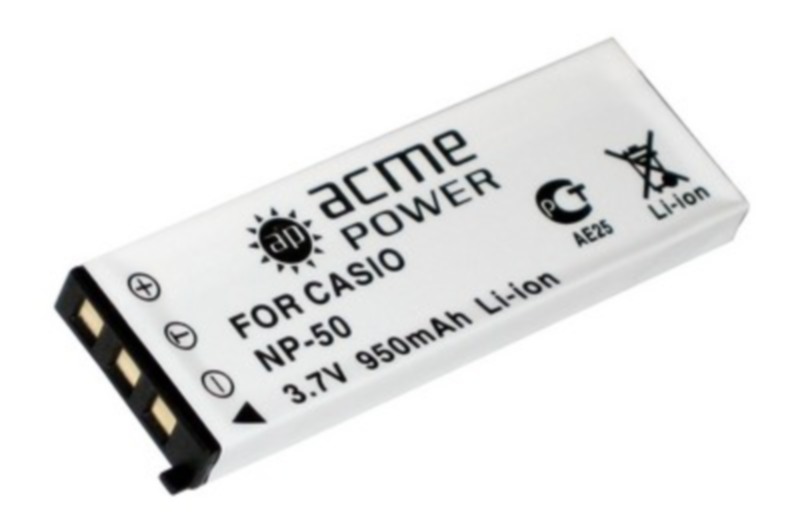 Аккумулятор для CASIO NP-50 (AcmePower)