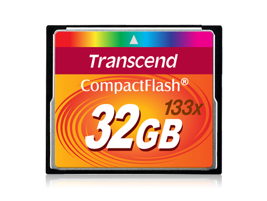 Карта памяти CompactFlash 32.0 Гб, TRANSCEND 133x