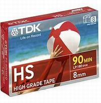 Видеокассета Video8/Hi8 TDK 90 мин (P5-90HSEQ)