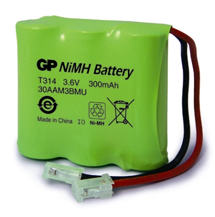 Аккумулятор для радиотелефона T314, 300 mAh, 3.6В GP Аккумулятор для радиотелефона T314, 300 mAh, 3.6В GP