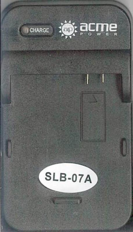 Зарядное устройство  AcmePower CH-P1640 (SLB-07A) 220В / 12В для аккумулятора SAMSUNG SLB-07A