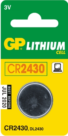 Батарейка литиевая CR2430, GP